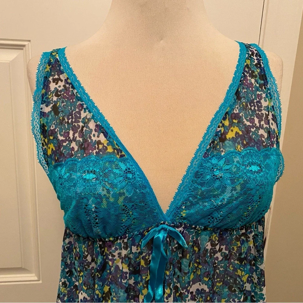 🩷🩷Spree babydoll nightie & thong panty size M NWT. - Picture 4 of 7